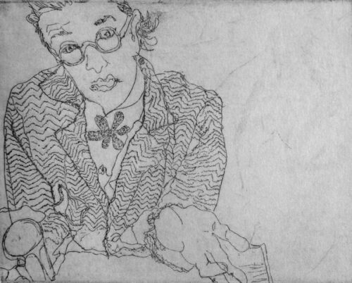 Soula Mantalvanos Chatting Lyno (at Madame Sou Sou's)