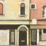 Soula Mantalvanos 3586 Salizada del Pignater Veneziea 2022 18 x 13cm acrylic and conte on panel f $890