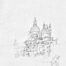 Soula Mantalvanos Grand Canale Venice graphite drawing paper size 27 x 18cm $580f