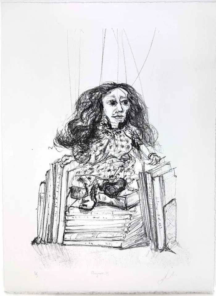 Edition of 3 Paper size: 38(h) x 28cm(w) Medium: lithograph Printed by Lancaster Press Price: $590 unframed