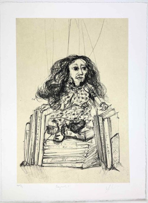 Edition of 3 Paper size: 38(h) x 28cm(w) Medium: lithograph (chine collé) Printed by Lancaster Press Price: $640 unframed