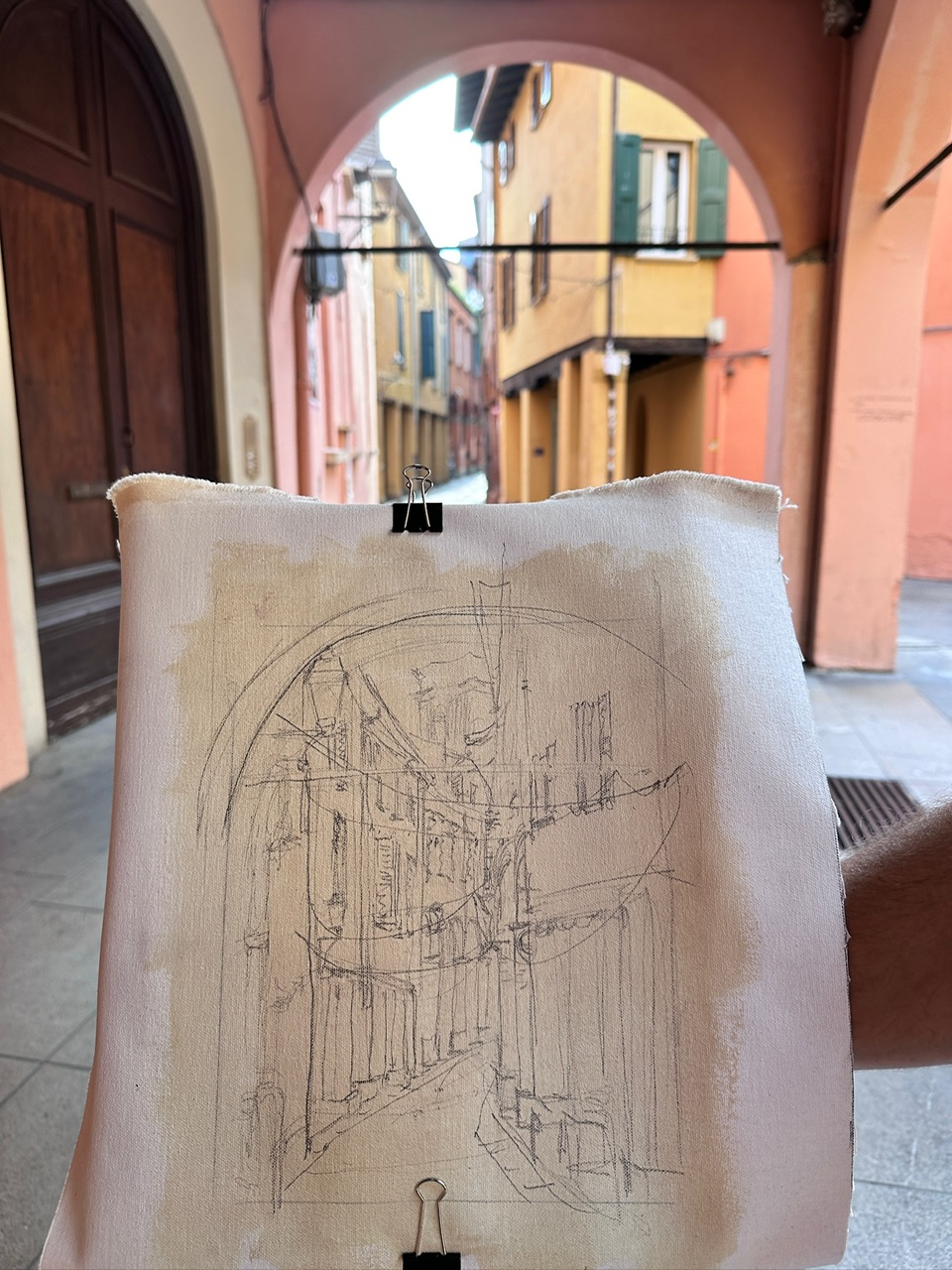 Soula sketching in Bologna