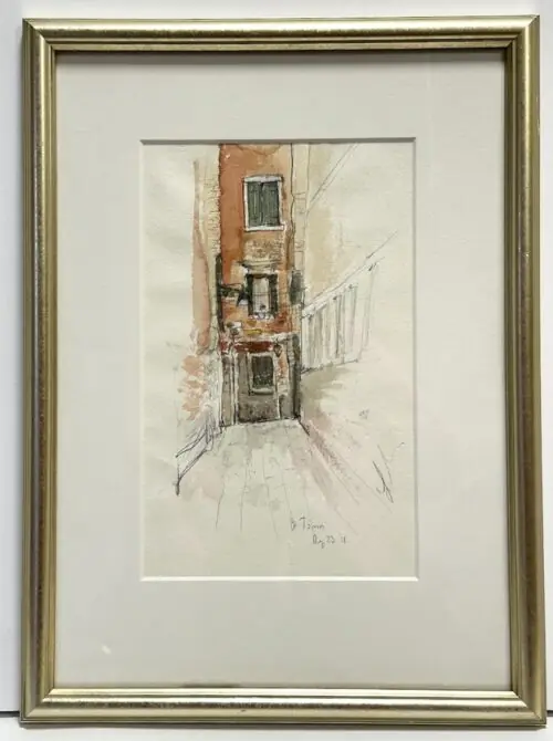 San Toma, Venice 2018 watercolour 24 x 15cm $750 f