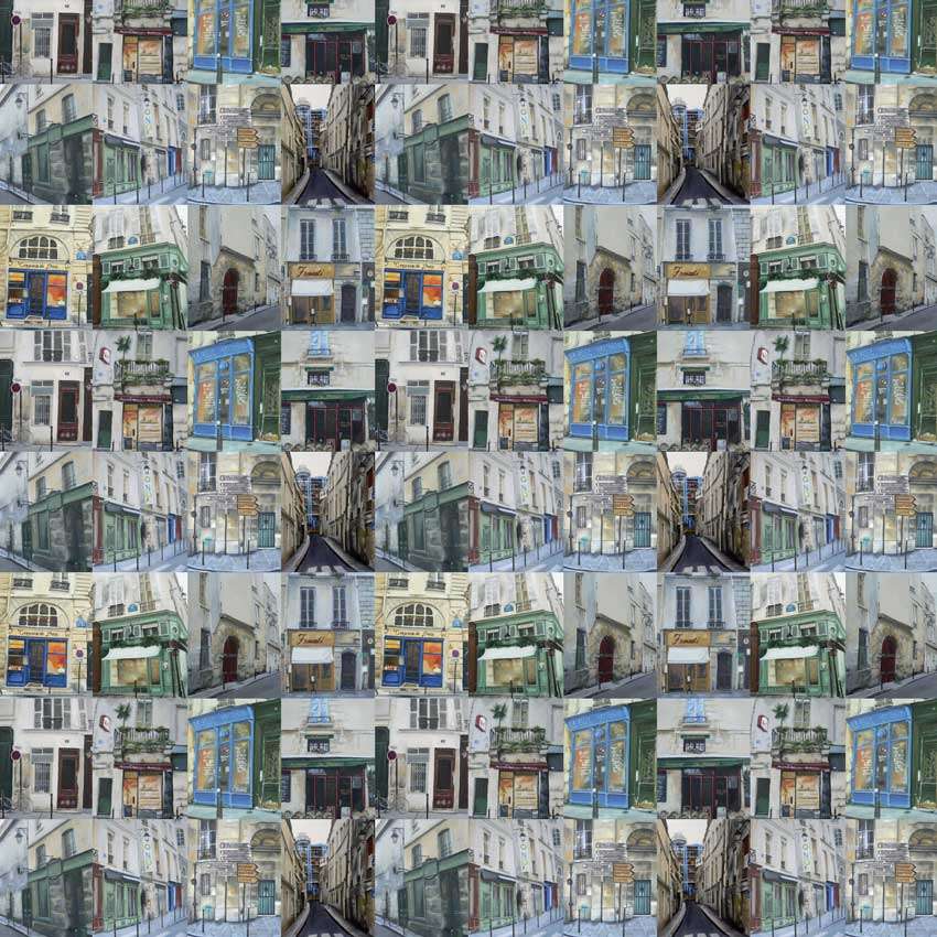 ©soulamantalvanos-Wrapping-paper-paris ©soulamantalvanos Wrapping paper Paris paintings